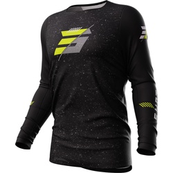 Shot Contact Speck Motocross Jersey, schwarz-gelb, Größe XS für Männer
