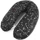 Amilian Schwangerschaftskissen 170 cm Patchwork Schwarz