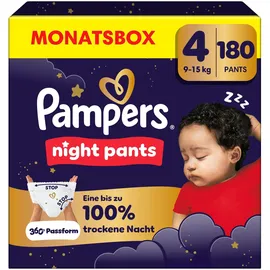 Pampers Baby-Dry Night Pants Gr. 4 (9-15 kg) 180 St.