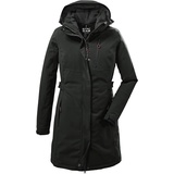 KILLTEC Damen Funktionsparka/Parka mit abzippbarer Kapuze KOW 165 WMN PRK, dunkeloliv, 36