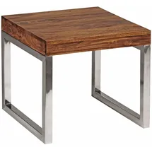 KADIMA DESIGN GUNA Dunkelbraun Sheesham 45 x 40 x 45 cm