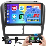 2GB+64GB Hikity Android 13 Autoradio für FIAT Doblo 2010-2015/Opel Combo 2011-2018 mit Wireless Carplay/Android Auto 9 Zoll Touchscreen Autoradio mit Navi FM RDS SWC Mic Rückfahrkamera