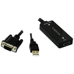 LogiLink VGA with Audio to HDMI Converter - Videokonverter