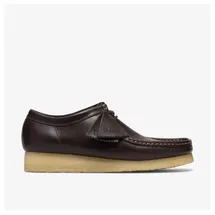 CLARKS Wallabee Herren DARK BROWN LEATHER 44.5