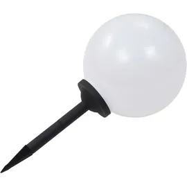 vidaXL Solarleuchte Kunststoff 20 cm 3 Stück weiß