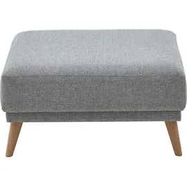 Atlantic Home Collection Hocker Elvis 86 x 43 cm Grau/Schwarz/Weiß