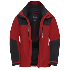 Jack Wolfskin Jasper 2L Regenjacke Herren Siren Red XL