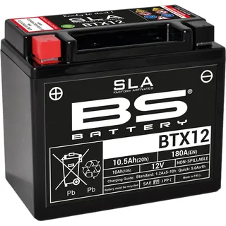 BS Battery Werkseitig aktivierte wartungsfreie SLA-Batterie - BTX12