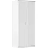 Rauch TORRENT Garderobenschrank 91 x 56 x 210 cm weiß