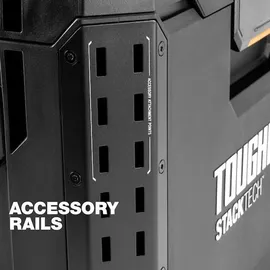 ToughBuilt StackTech TB-B1S3-B-70R Werkzeugkisten Set mit Rollen 3 tlg. IP65 86 x 56 x 40 cm - Schwarz