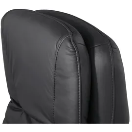 Hukla Relaxsessel Tobias Leder 75 x 102 x 88 cm Schwarz elektrisch