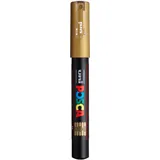 Uni-Ball 181781 Marker POSCA mit kalibrierter Spitze, gold,