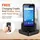 Tera Android Barcode Scanner mit Ladestation 5.5" Tragbarer Handheld Mobile Computer PDA mit 1D 2D QR Scanner Android 9 Zebra SE4710 NFC Wi-Fi GPS BT HD-Display für Logistik P166