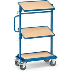 fetra Beistellwagen 32911 - mit Böden - Tragkraft 200kg TPE-Reifen