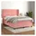 vidaXL Boxspringbett mit Matratze Rosa 140x200 cm Samt