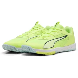 Puma Accelerate Pro 4 Hallenschuhe, Unisex, Fizzy light/green terrain/light moss/puma white