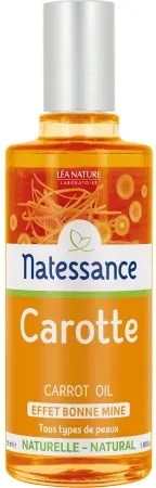 Natessance Karottenöl Guter Glow-Effekt Alle Hauttypen Flakon 50ml
