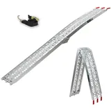 Trutzholm Auffahrrampe 228 cm 340 kg klappbar Aluminium gelocht silber 1 St.