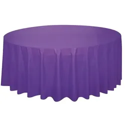 Tischdecke rund lila 213 cm
