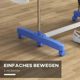 Homcom Wäscheständer 1,52 m blau