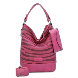 Fritzi aus Preußen Schultertasche Izzy07 Olga aus veganen und recycelten Materialien Handtaschen   Rosegold Damen 