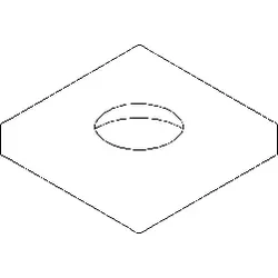 Dornbracht Rosette für Auslauf MARO 092779006-06 platin matt