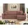 Mirjan24 Eckcouch Cord 5-Sitzer Rosa