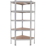 Baumarktplus Eckregal 180x75x30 cm Schwerlastregal Steckregal Lagerregal Kellerregal 875 kg