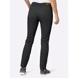 Casual Looks 5-Pocket-Hose CASUAL LOOKS, Damen, Gr. 42, Normalgrößen, schwarz, 97% Baumwolle, 3% Elasthan, unifarben, Hosen 5-Pocket-Hose