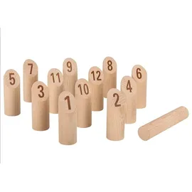 Playtive Wikingerschach mit Nummern Outdoor Wurfspiel für Kinder ab 4 Jahre