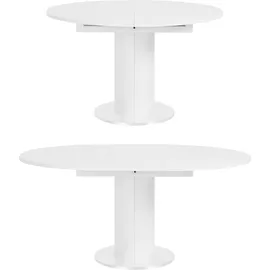 Mäusbacher Ø 130 cm weiß
