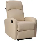 SVITA LEX Relaxsessel Fernsehsessel Beinablage Liegefunktion Ruhesessel Stuhl Beige