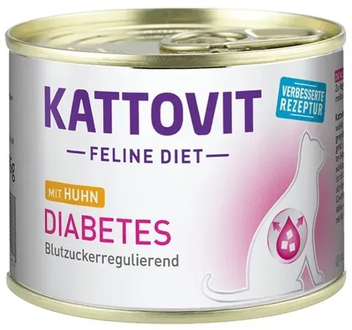 KATTOVIT Feline Diet Diabetes Huhn 185 g