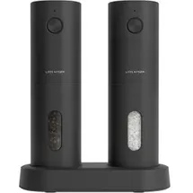 LARS NYSØM Gewürzmühle 19,1 cm Schwarz befüllt