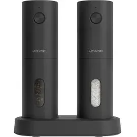 LARS NYSØM Gewürzmühle 19,1 cm Schwarz befüllt