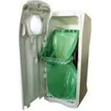 Leafield Maxi Envirobin mit Papieröffnung, 140 Liter - Grau, Blau