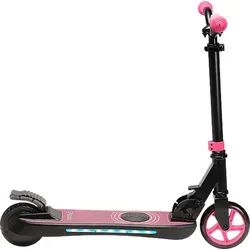DENVER SCK-5500 Kinder Tretroller mit Elektromotor, E-Scooter (5 Zoll, Rosa)