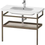 Duravit DuraStyle Handtuchhalter Taupe/Amerikanisch Nussbaum 940 x 440 mm