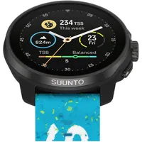 Suunto Race S Edelstahl Power Blue