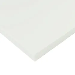 Bisley Tischplatte 160x60 cm in weiß, Schreibtischplatte aus Holz, Holzplatte, Spanplatte kratzfest beschichtet mit ABS-Kante für DIY Homeoffice