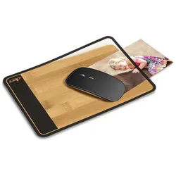 cep Mousepad schwarz/bambus