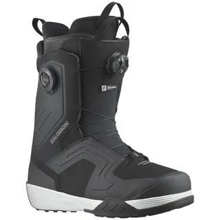 Salomon Dialogue Dual Boa Snowboardschuhe - Black / Black / White - 30.0