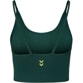 hummel Top Seamless Sport-bh Deep Teal / Sulphur Spring XS