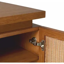 Casa Padrino Schreibtisch Braun / Bronze