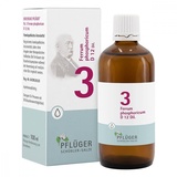 PFLÜGER Schüßler Salze Nr. 3 Ferrum phosphoricum D12 - 100 ml Tropfen - Das Salz des Immunsystems, Energie und Abwehrkraft - glutenfrei & laktosefrei