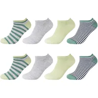 s.Oliver Sneakersocken 8er Pack Blau/Grün 43-46
