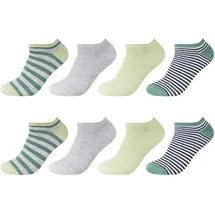 s.Oliver Sneakersocken 8er Pack Blau/Grün 43-46