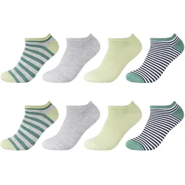 s.Oliver Sneakersocken 8er Pack Blau/Grün 43-46