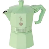 Bialetti Moka 3 Tassen Grün