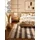 HANSE HOME Playa natur, weiß, schwarz, B:200cm H:6mm L:300cm, Jute, Teppiche, Teppich, Jute, Handgemacht, Naturteppich, Wohnzimmer, Läufer, Fransen